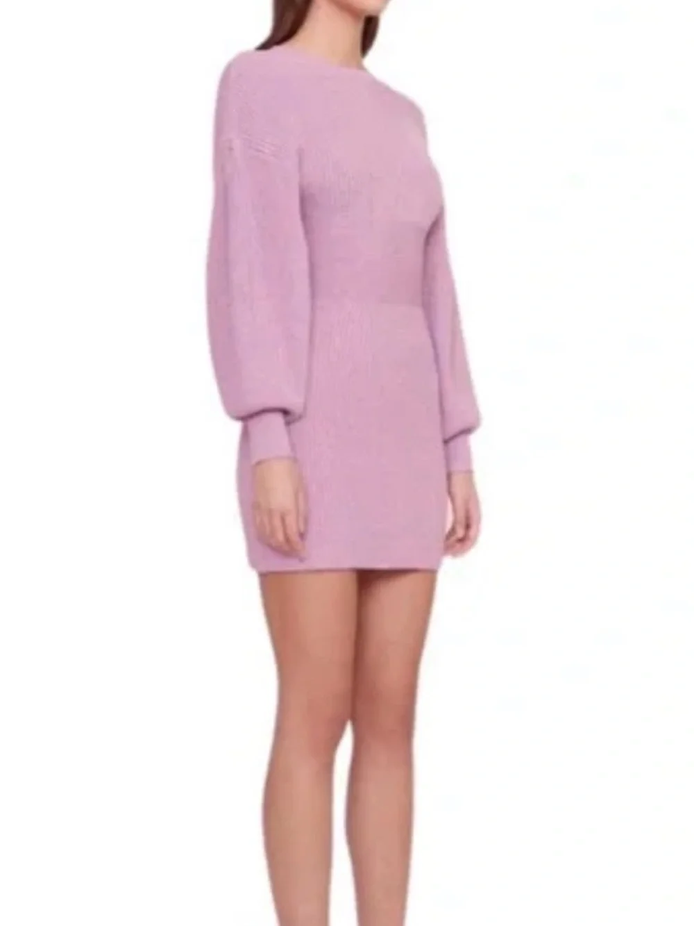 STAUD marylebone sweater dress in iris - Picture 2 of 3